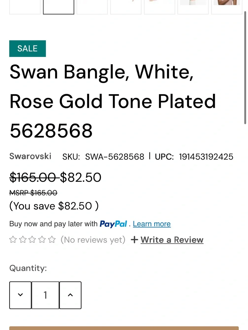 Swarovski Rose Gold Swan Crystal Halo Bracelet